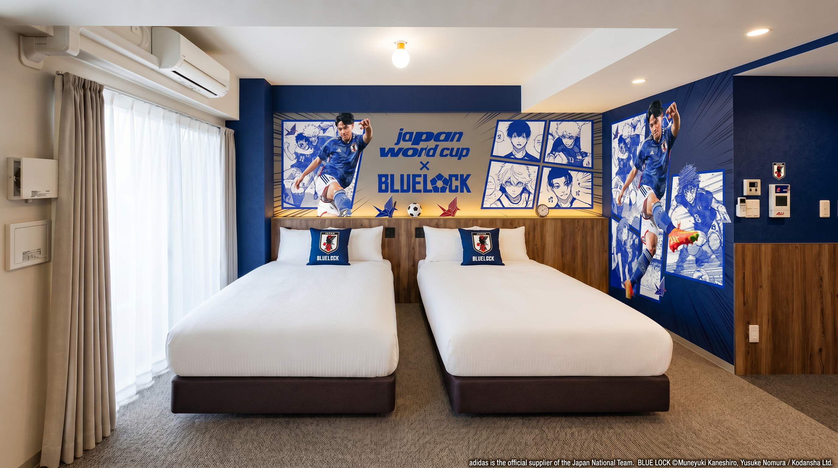 日本队 × BLUE LOCK 联名双床房